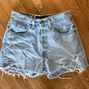 Levi’s vintage high waisted jean shorts